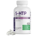 Bronson 5-HTP 200mg (5-hydroksytryptophan) Griffonia Simplicifolia Non-GMO, 60 vegetariske kapsler