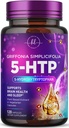 5-HTP Supplement - 200mg per servering - Ekstra styrke 5HTP fra Griffonia Simplicifolia - Støtter hvilefull søvn, naturlig rolig og hjerne helse - 5 hydroxytryptophan - flaske i USA - 120 kapsler