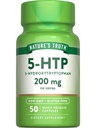 Naturens sannhet 5HTP 200mg kapsler | 50  Count 5 hydroxytryptophan | Ikke-GMO & Glutenfri Supplement