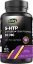 Oxify 5-HTP 5-hydroksytryptofan 50 mg | 120 kapsler | Glutenfri, ikke-GMO | Supplement laget i USA