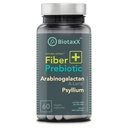 Psyllium Husk (Plantago ovata) + Arabinogalaktan ≥95% – 660 mg, 60 Vegankapsler – Fiberkompleks