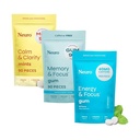 Neuro Focus & Calm Cognitive Bundle – Energi & Focus Nootropic Gum (90), Calm & Clarity Stress Support Mints (90) & Minne & Focus Nootropic Gum (90)