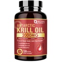 NATURE TARGET Krill Oil 2000 mg med Omega-3 EPA & DHA med Astaxanthin Supplement, Choline - Støtter hjerte, hjerne, bli med, øyehelse, ikke-GMO, Glutenfri, 120 Softgels (60 Serveringer)