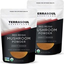 Terrasoul Superfoods Organic Reishi Mushroom Powder (4:1 Ekstrakt), 11 Oz (2 Pakke) - Immune Boosting