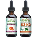Hvorfor ikke naturlig vitamin B kompleks og organisk vitamin D3K2 flytende dråper