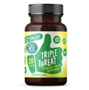 FlavCity Vitamin D3, K2 & Zinc - Triple Threat Supplement - Daglig eller sesongmessig immun støtte - vitamin D med K2 for forbedret absorpsjon - fremme sunne bein og hud (30 kapsler)