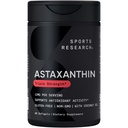 Idrettsforskning® Trippel styrke Astaxanthin 12 mg w/Organic Coconut Oil - Antioksidant Supplement for hud og øye helse støtte* - soya gratis · Ikke-GMO · Glutenfri - 60 Softgels