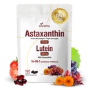 14-i-1 Astaxanthin 12 mg & Lutein 40mg med Zeaxanthin kosttilskudd, 6 måneders forsyning, fersk mikroalgae kilde, støtter øye, hud, antioksidant, felles, sirkulatorisk helse ikke-GMO Glutenfri 180 Softgels