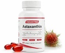 Astaxanthin 12mg Softgels, Naturlig Astaxanthin fra Haematococcus Pluvialis Microalgae, Antioksidant støtte for hud og øye helse, oljebasert for bedre absorpsjon, 60 Softgels, 30-dagers levering
