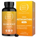 Astaxanthin Supplement 12 mg Plantebasert antioksidant for hudhydrasjon, elastisitet og strålende glød | Fra Algae Extract | Ikke-GMO, Vegan, laget i USA | 2 måneders forsyning, 60 Softgels