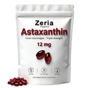 Astaxanthin 12mg, naturlige Astaxanthin kosttilskudd Algae,120 Softgels (1 pose)