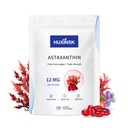 Astaxanthin 12mg Supplements, 120 Softgel, Max styrke Astaxanthin Antioksidant Supplements Form Frisk Mikroalgae, 4 måneders forsyning, Støtter øye, hud, felles, hjerne, hjerte og immunsystem helse, 1 pose