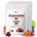 14-i-1 Astaxanthin 12 mg & Lutein 40mg med Zeaxanthin kosttilskudd, 24 måneders forsyning, frisk mikroalgae kilde, støtter øye, hud, antioksidant, ledd, sirkulerende helse, ikke-GMO, Glutenfri, 4 pose