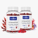 Astaxanthin 12 mg Supplements, 120 Softgel, Maks styrke Astaxanthin Antioksidant kosttilskudd, ferske mikroalgae, 4 måneders forsyning, 2 flasker