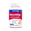 Enzymedica, MucoStop, Naturlig Enzyme Supplement, lindrer sesongen eller noen ganger kongestion, Støtter lett å puste, 48 teller