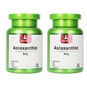 JuliDeer 2 flasker Astaxanthin 6 mg med Nikotinamid E Premium Antioksidant Supplement EGT GSH - for hud, øye, felles og immunsystem Helsecelle Helse og energi - 5 i 1-120 Softgels