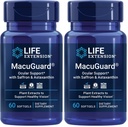 Livsforlengelse MacuGuard Okulær støtte med Saffron & Astaxanthin – Øyehelse Supplement for sunn visjon – med Lutein, zeaxanthin, Meso-zeaxanthin – Glutenfri, ikke-GMO – 60 mykegels