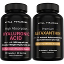 Vital vitaminer ren hyaluronsyre 60 ct + Astaxanthin 60 ct