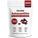 Divani Astaxanthin, Naturlig Astaxanthin, Ikke-GMO, Glutenfri, Soyafri, Daglig øye, Hudstøtte (1)