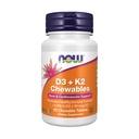 Nå Matvarer, D3 K2 Chewables, 90 Chewables Tabletter