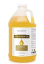 Velona Cod Liver Oil - 64 Fl Oz | 1.000A/100D IU/g Omega 3 Vitaminer A & D3 | Norsk Arctic Sustainablely Sourced Nordic Oil | Hår, kropp og hudpleie | Bruk i dag - Nyt resultat