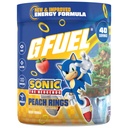 G drivstoff Sonic 2.0 Energidrikk pulver, pre trening koffein blanding for spill, sukker gratis fokus Amino, vitamin + antioksidanter, 9.8oz (Peach Ring Candy, 40 serveringer)