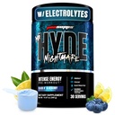ProSupps Mr. Hyde Nightmare Pre Trening pulver med koffein & Beta Alanine - Forarbeid for Intense Energi, Mental Focus & Performance - Gym & Fitness kosttilskudd (Black N' Blueberry, 30 Services)
