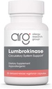 Allergi Research Group Lumbrokinase Supplement - Cirkulatorisk systemstøtte, støtter blodsirkulasjon allerede i normal rekkevidde - 30 forsinket frigivelse vegetariske kapsler