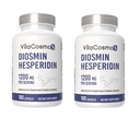 Diosmin Hesperidin 1200 mg Kompleks, 180 kapsler, Citrus Bioflavonoider Rich Fruit Extract, 100% Vegetarisk, Ikke-GMO & Glutenfri Diosmin Supplement med Max styrke - 2 Pakker