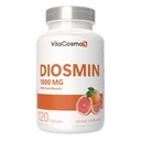 Diosmin kapsler, 120 greve, 1000 mg servering, vegansk, citrus bioflavonoider 100% vegetarisk, ikke-GMO og glutenfri diosmin supplement med maksimal styrke