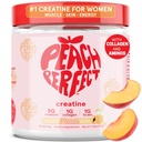 Peach Perfect Creatine Monohydrat pulver, Glutebuilder Kreatin for kvinner med kollagen, BCAA, 5g vegansk mikronisert kreatin per servering, for energi, muskel støtte, 30 SVG, Peach Flavor