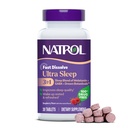 Natrol Ultra søvn 3-i-1 100% Drug-fri søvnhjelp blanding med melatonin, GABA & Botanicals, Dietary Supplement, Ikke-Habit Forming, 30 raske oppløsning tabletter