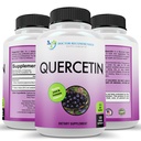 DOKTOR FORBINDELSER Quercetin 1000mg Per servering - 120 Veggie kapsler, vitamintilskudd, 60 dagers forsyning, (vegan og ikke-GMO)
