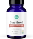 Ora Økologisk Hud Helse Supplement - Solskadestøtte - fremmer hudens naturlige forsvar | Veganske antioksidanter inkludert Astaxanthin og karotenoider - 1 måneds forsyning, 60 kapsler