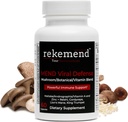 Mushroom Supplement for immunstøtte - Inneholder Lions Mane, Cordyceps & Reishi Mushroom Extracts - 60 Kapsler