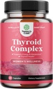 Avansert Thyroid støtte for kvinner med Ashwagandha - Adaptogen Thyroid Supplement med L Tyrosin Rhodiola og Astragalus Root - Ikke-GMO Balancing Herbal Thyroid Energi Kvinners Helse Supplement