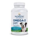 Nordic Naturals Omega-3 Pet, Unflavored - 120 Soft Gels - 330 mg Omega-3 Per Soft Gel - Fiskeolje til hunder med EPA & DHA - Fremmer hjerte, hud, Coat, & Immune Health