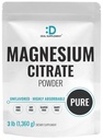 DEAL Forsyning Magnesium Citrat Powder 500 mg, 3lbs – Unflavored, lett absorbert – renset spor Mineral for muskel, hjerte, og digestiv støtte – en om dagen, ikke-GMO, Filler gratis