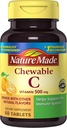 Natur laget Chewable vitamin C 500 mg tabletter, 60 tel for å hjelpe støtte immunsystemet (pakke med 3)