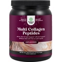 Natures Craft Multi collagen Protein pulver for kvinner og menn - Keto Hydrolysert kollagen Peptides 45 serverer hårhud og negle vitaminer - Unflavored Bovine Type 1 3 for Bone Joint Support