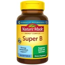 Natur laget Super B kompleks vitaminer for kvinner og menn, kosttilskudd for energimetabolisme støtte, Super Vitamin B kompleks, 160 Softgels, 160 dagers forsyning