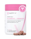 Happy v Dr. Formulert D-Mannose med Cranberry piller for kvinner Cranberry for urinveistrakt infeksjoner og D Mannose pulver for UTI infeksjonsforebygging, Blader & urinveistrakt helse & Harmoni