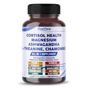 CORTISOL Helse Ashwagandha Magnesium Kamille L-Theanine - laget i USA