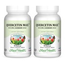 Maxi Helse Quercetin 500mg Kapsler – Sink kosttilskudd for kvinner og menn – Ikke-GMO, Kosher, og Glutenfri Quercetin Kosttilskudd med Elderbær Vitamin C og sink (90 Veg Kapsler, Pakke med 2)