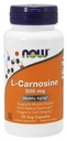 NU Mattilskudd, L-Carnosin (Beta-Alanyl-L-Histidin) 500 mg, sunn aldring, 50 Veg Kapsler
