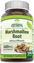 Herbal Hemmeligheter Marshmallow Extract Supplement  enhver 100 Veggie Capsules ikke-GMO | Glutenfri |