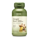 GNC Herbal Plus Ginger Root 550 mg Supplement, støtter Digestive helse, 100 serveringer