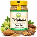 BASIC AYURVEDA Triphala pulver 7.05 Oz (200g) 100% naturlig ayurvedisk blanding av Amla, Haritaki & Bibhitaki | støtter Digestiv helse, Detox og velvære | Ingen tilsetningsmidler | Vegan & Glutenfri