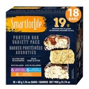 Smart for livet - høy protein, lav sukker bar Variety Pack, Glutenfri karamell almond, sjokolade & peanut smør sjokolade crunchy måltid erstatning barer arbeider med informasjonskapsler diett ikke-GMO 18ct
