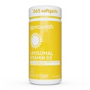 Nynorsk Liposomal Vitamin D3 5000 IU Softgels - 1 år Supply | Organic Coconut Oil Infunded vitamin D Supplements - Støtte Bein, tann, hjerte, Mood & Immune Helse - Ikke GMO Glutenfri - 365 ct